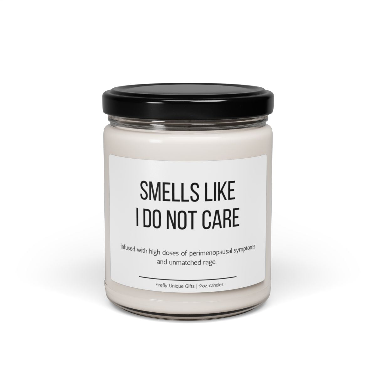 I Do Not Care Bed Rotting Soy Candle | Funny Lazy Day Candle