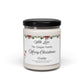 Merry Christmas Family Gift Soy Candle | Holiday 9oz Candle
