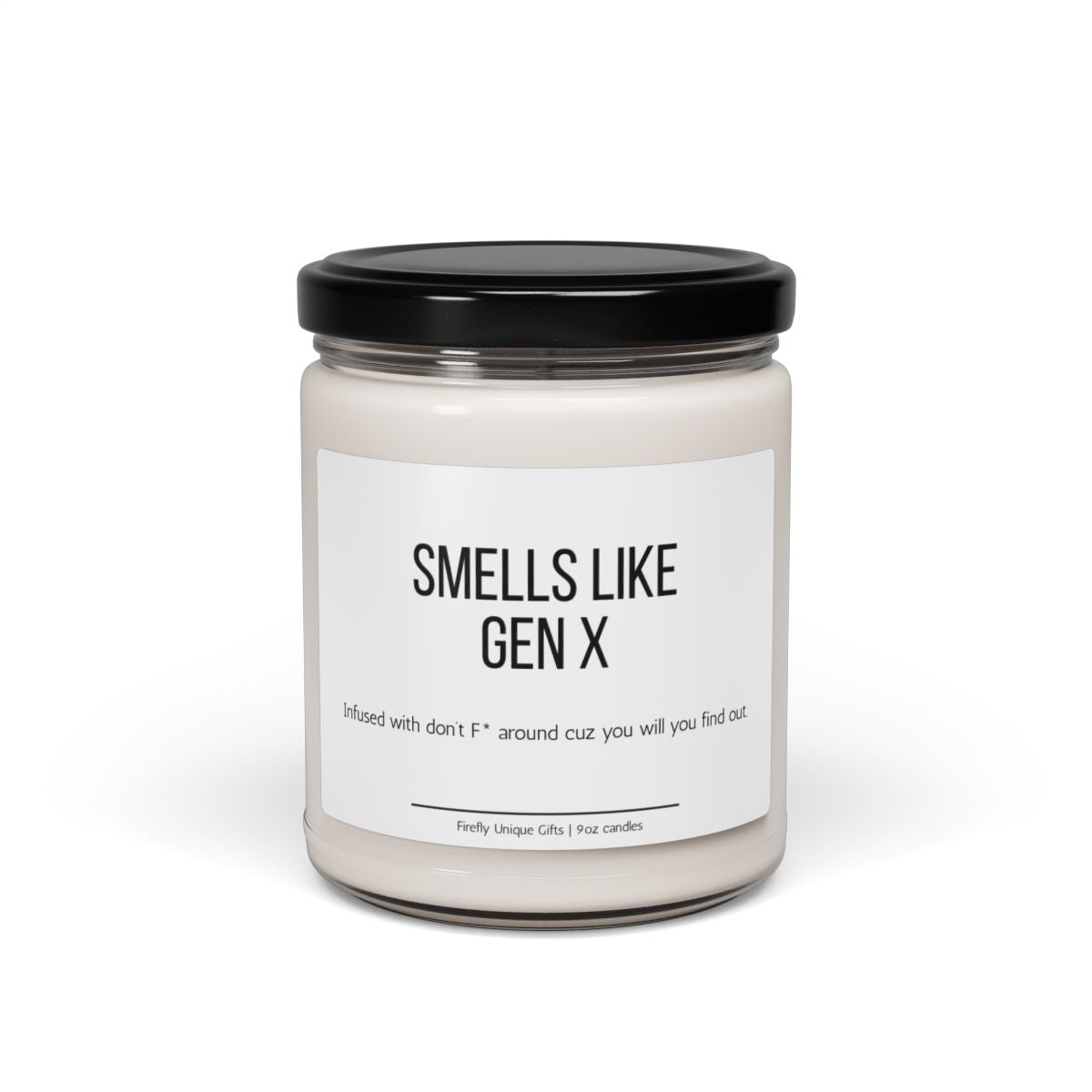 Gen X Funny Definition Soy Candle | Sarcastic Retro 9oz Candle
