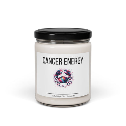Cancer Energy Soy Candle | Zodiac Aura 9oz Candle