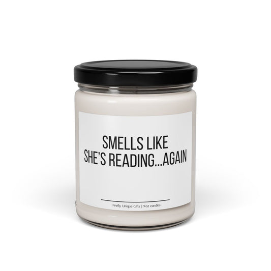Book Lovers Soy Candle | Reader Gift 9oz Scented Candle