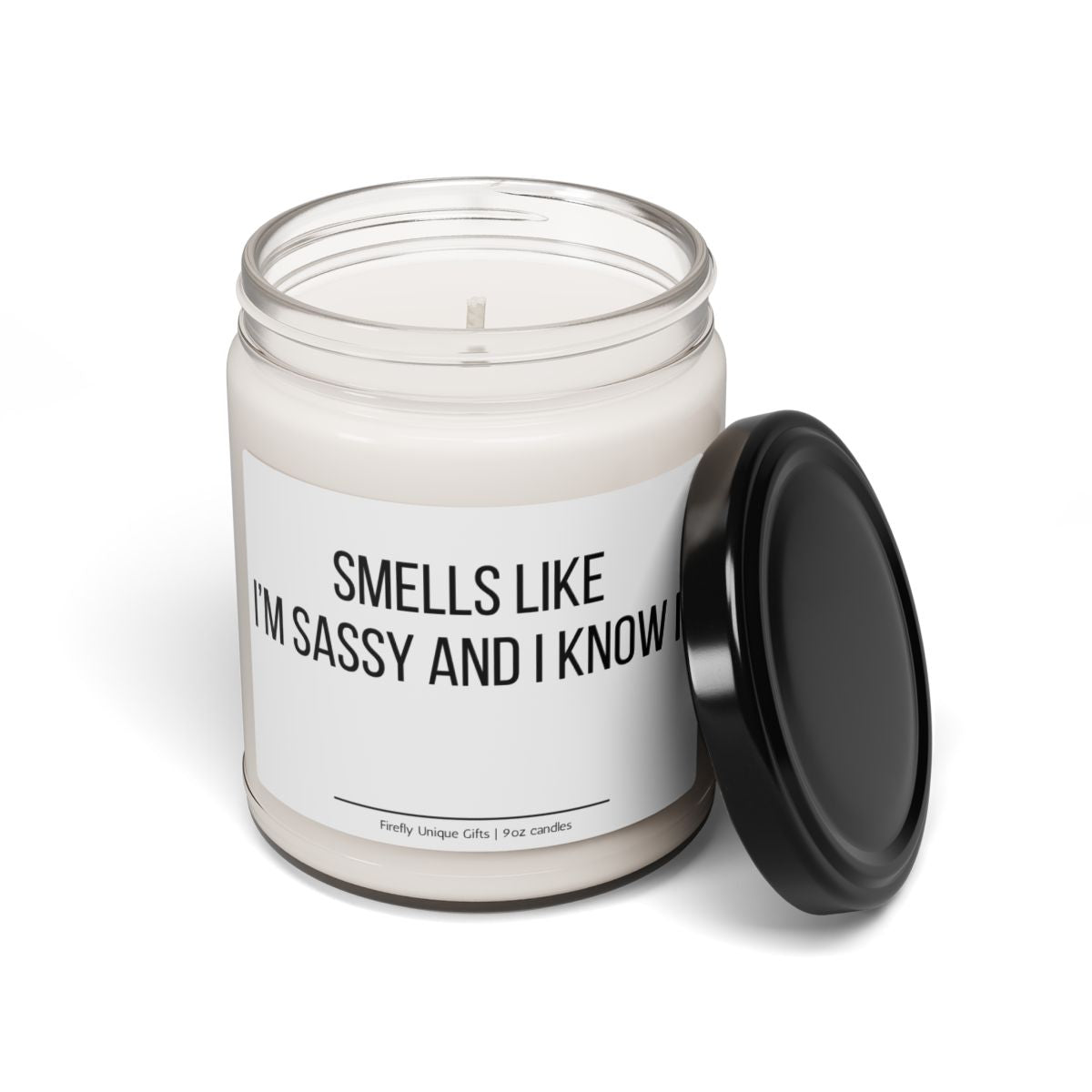Sassy and I Know It Soy Candle | Funny Attitude 9oz Candle