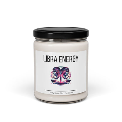 Libra Energy Soy Candle | Zodiac Aura 9oz Candle
