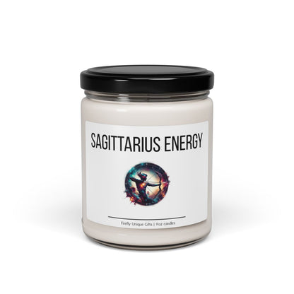 Sagittarius Energy Soy Candle | Zodiac Aura 9oz Candle