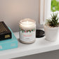 Christmas Holiday Soy Candle | Festive Winter 9oz Scented Candle