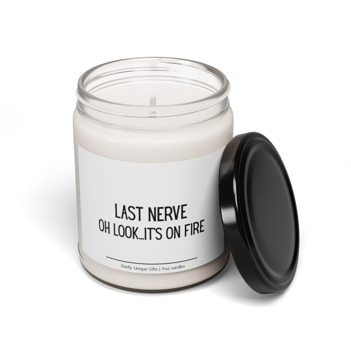 Funny Last Nerve Soy Candle | Relatable Humor 9oz Candle